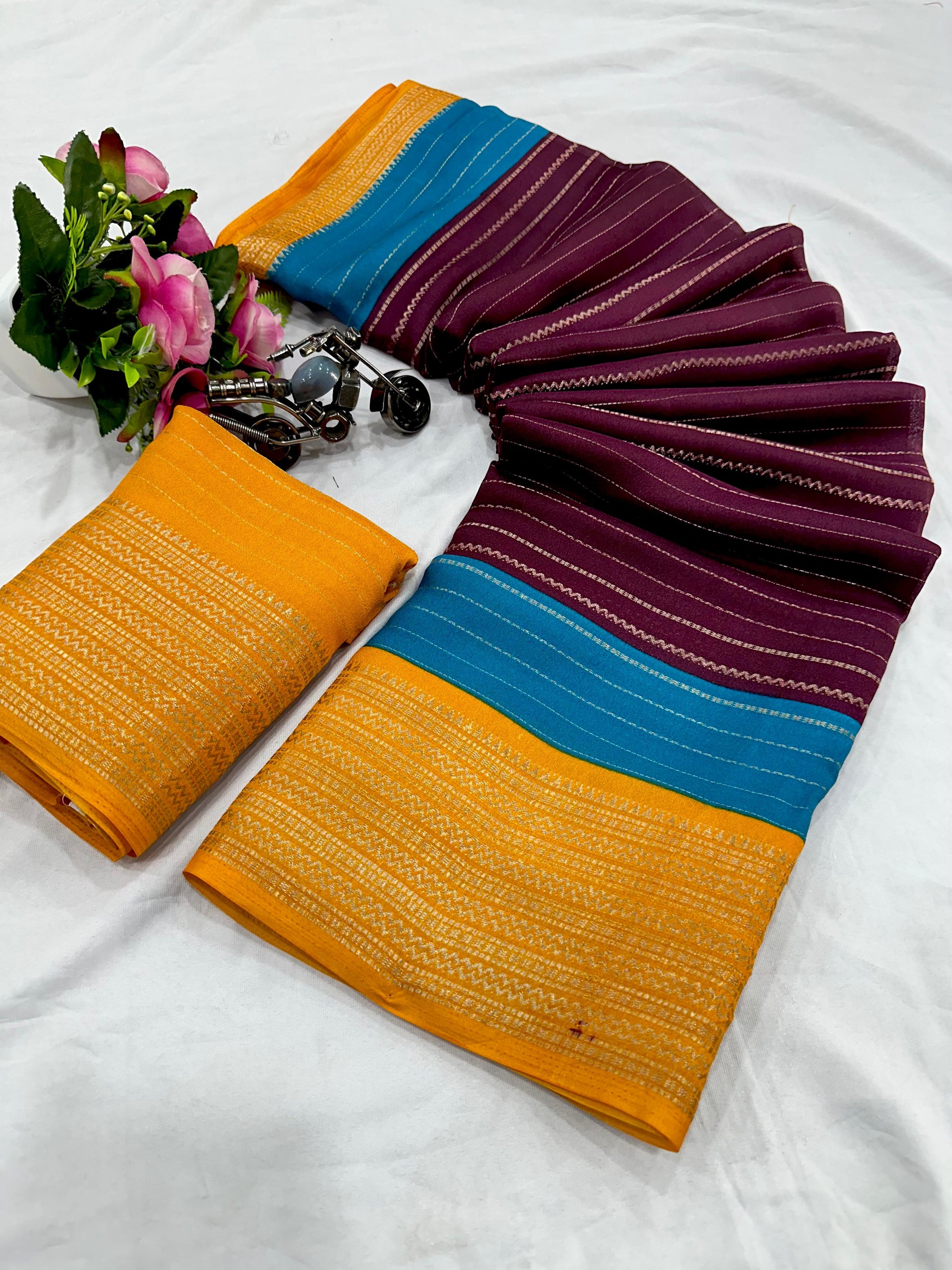 Product Image - Designer Saree: Premium Festive and Wedding Outfit