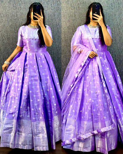 Product Image - Exclusive Designer Georgette Gown - Perfect for Festive and Wedding Wear
