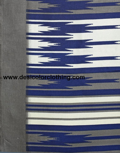 Blue Coloured Poly Silk Printed Casual saree