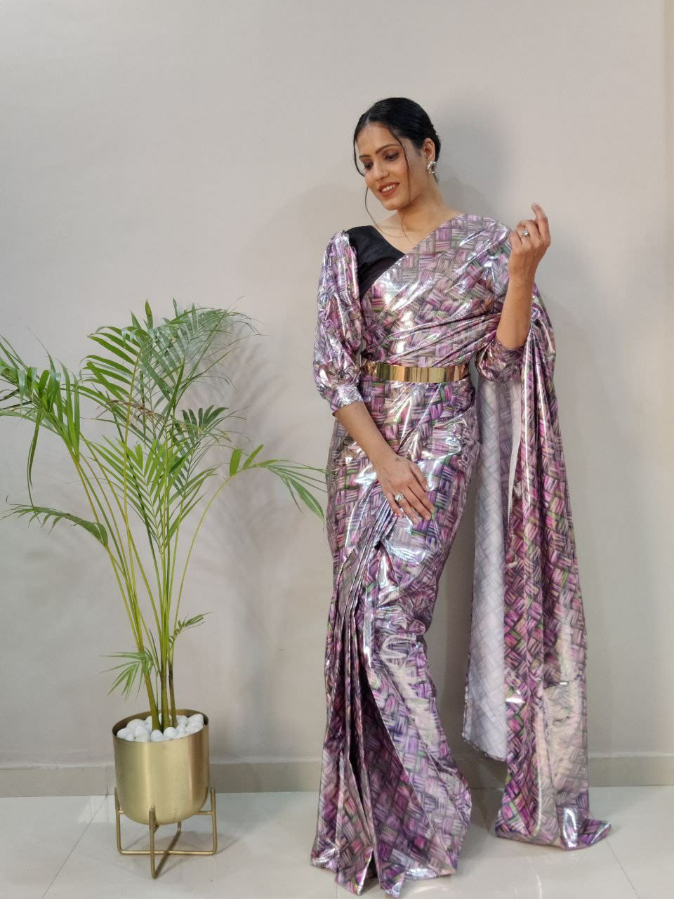 Product Image - Stunning Designer Georgette Saree Collection