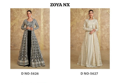 Product Image - Elegant Zoya NX Georgette Designer Saree for Festive and Wedding Wear