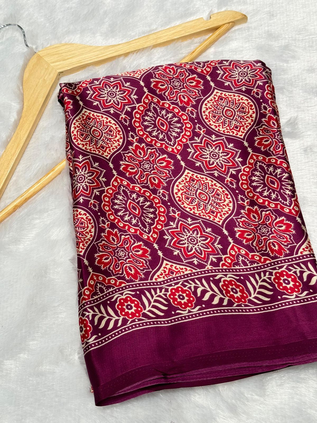 Product Image - Elegant Semi Gajji Bandhej Silk Saree - Perfect Ethnic Wear
