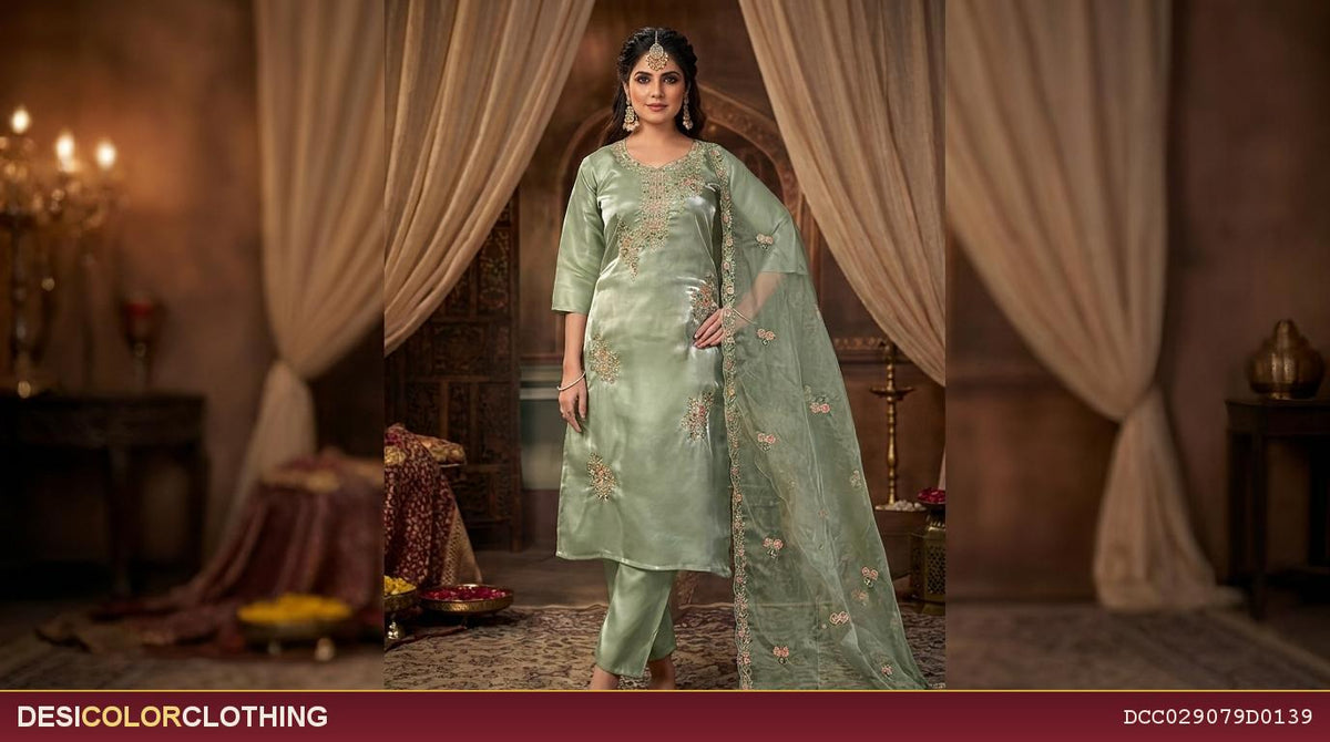 Product Image - Elegant Striched Designer Dress - 1