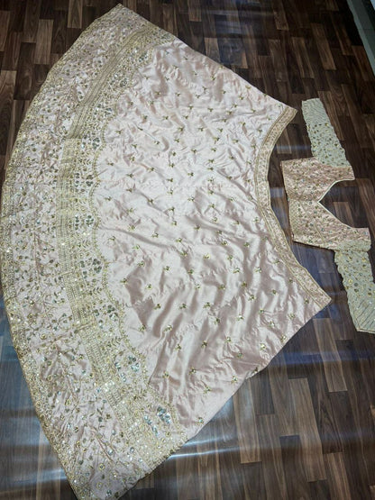 Product Image - Exclusive Lehenga Collection: Designer Silk Lehenga with Georgette Dupatta