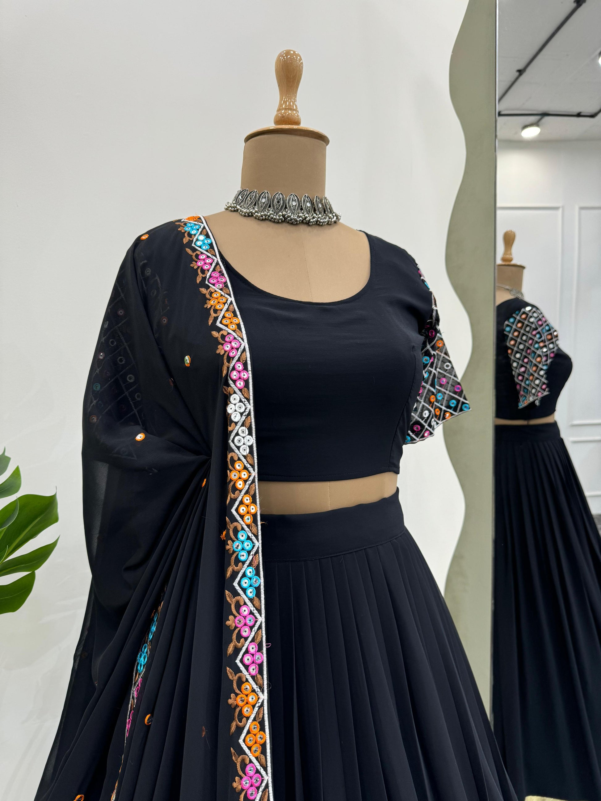 Product Image - Designer Georgette Lehenga Choli - QRC Series