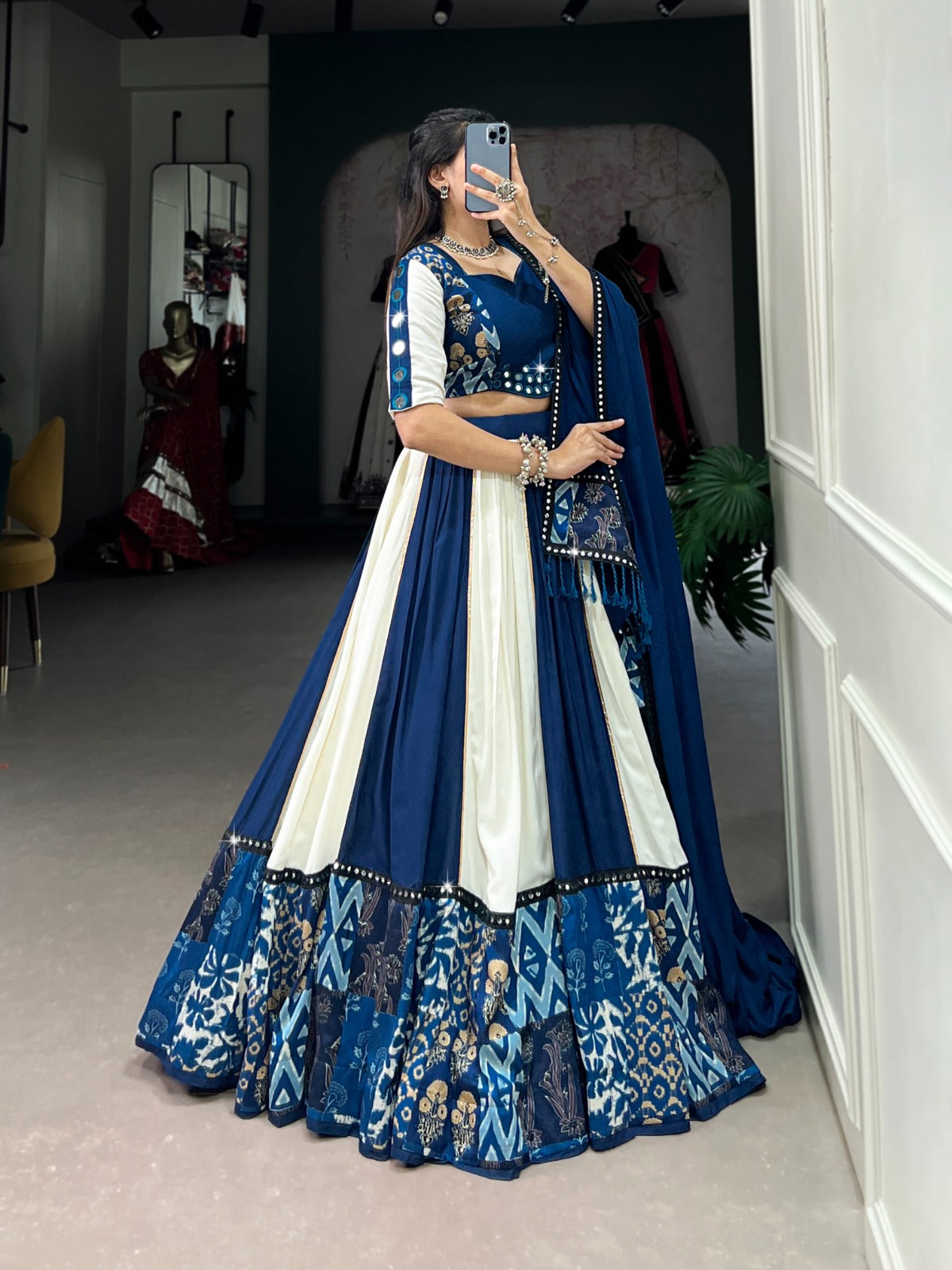 Product Image - Elegant Pure Rayon Lehenga Choli Ensemble