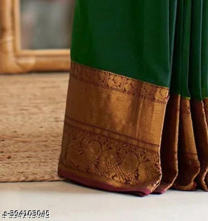 Product Image - Narayana Petta Cotton Silk Saree - Elegant Wedding & Party Attire - 3