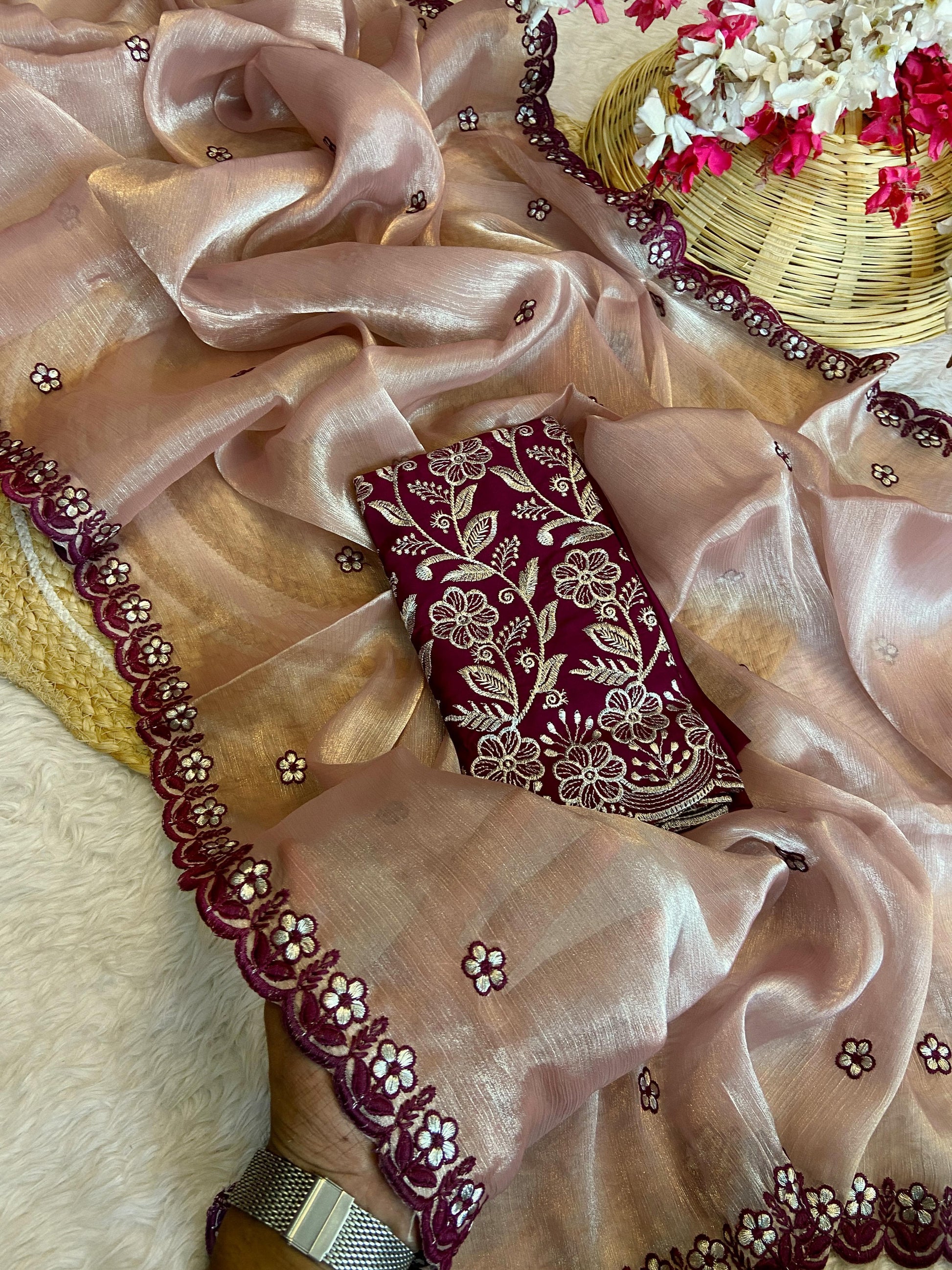 Product Image - Designer Georgette Ethnic Saree