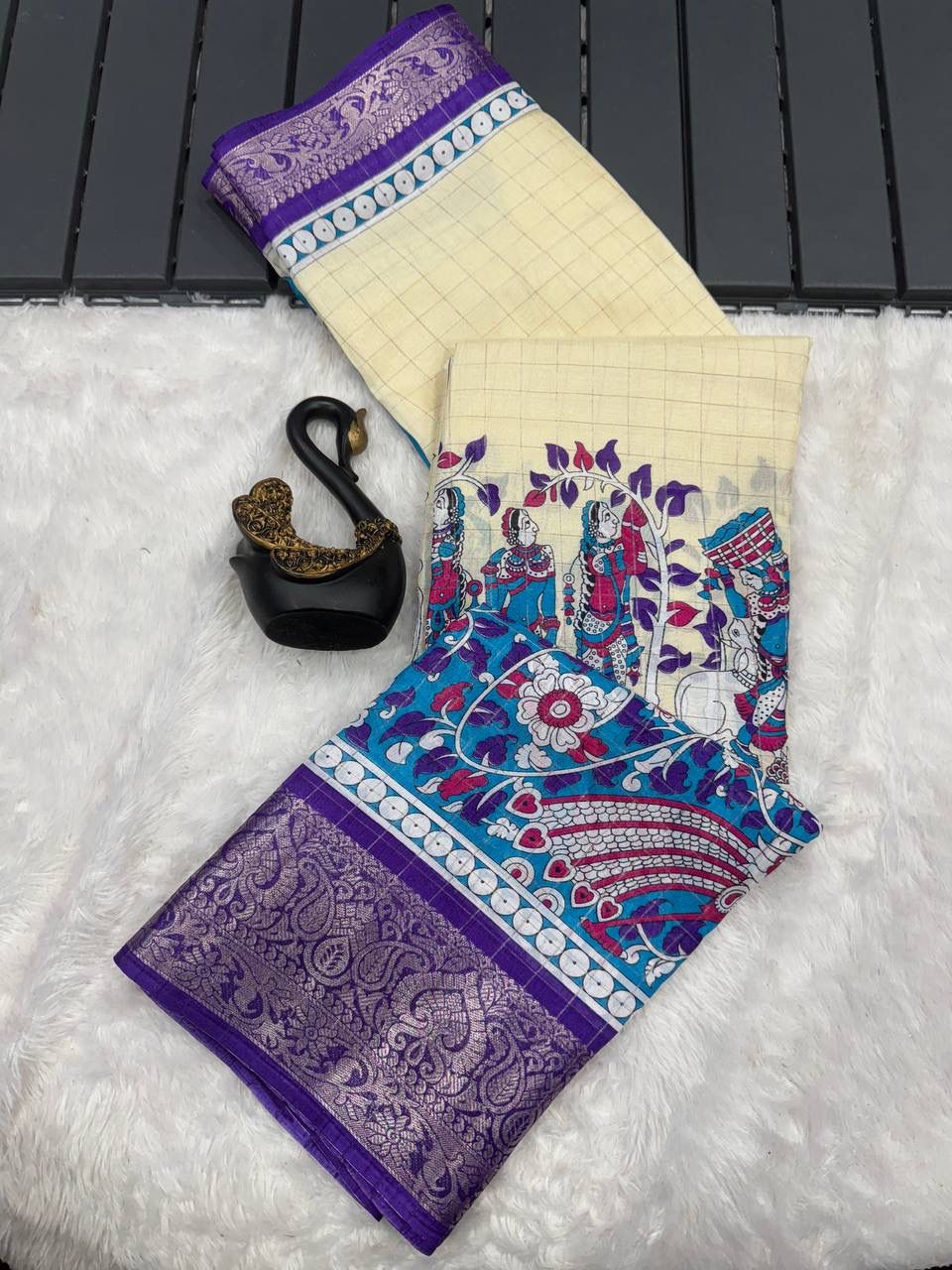 Product Image - Designer Mangalagiri Dola Sarees