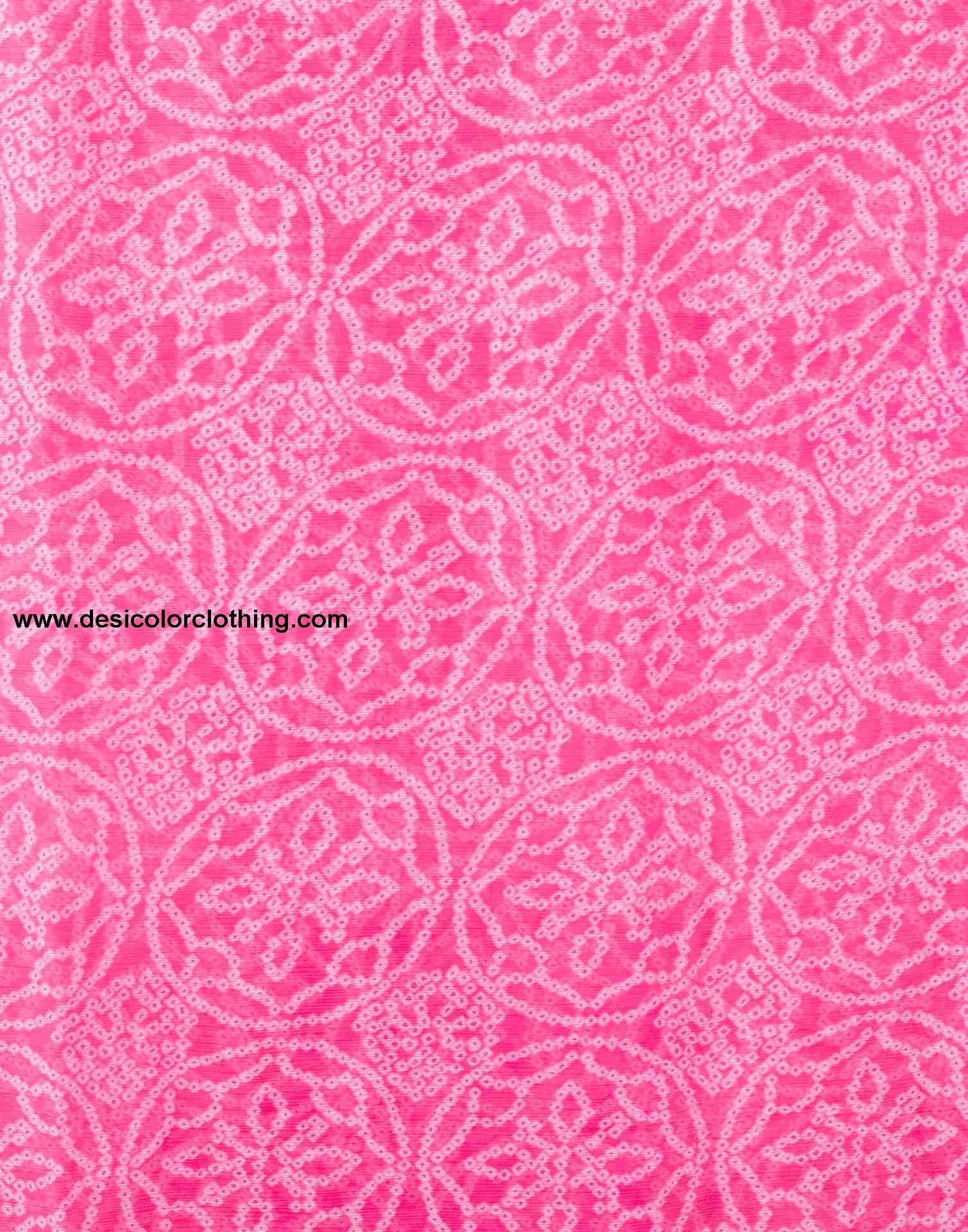 Pink Chiffon Printed Saree