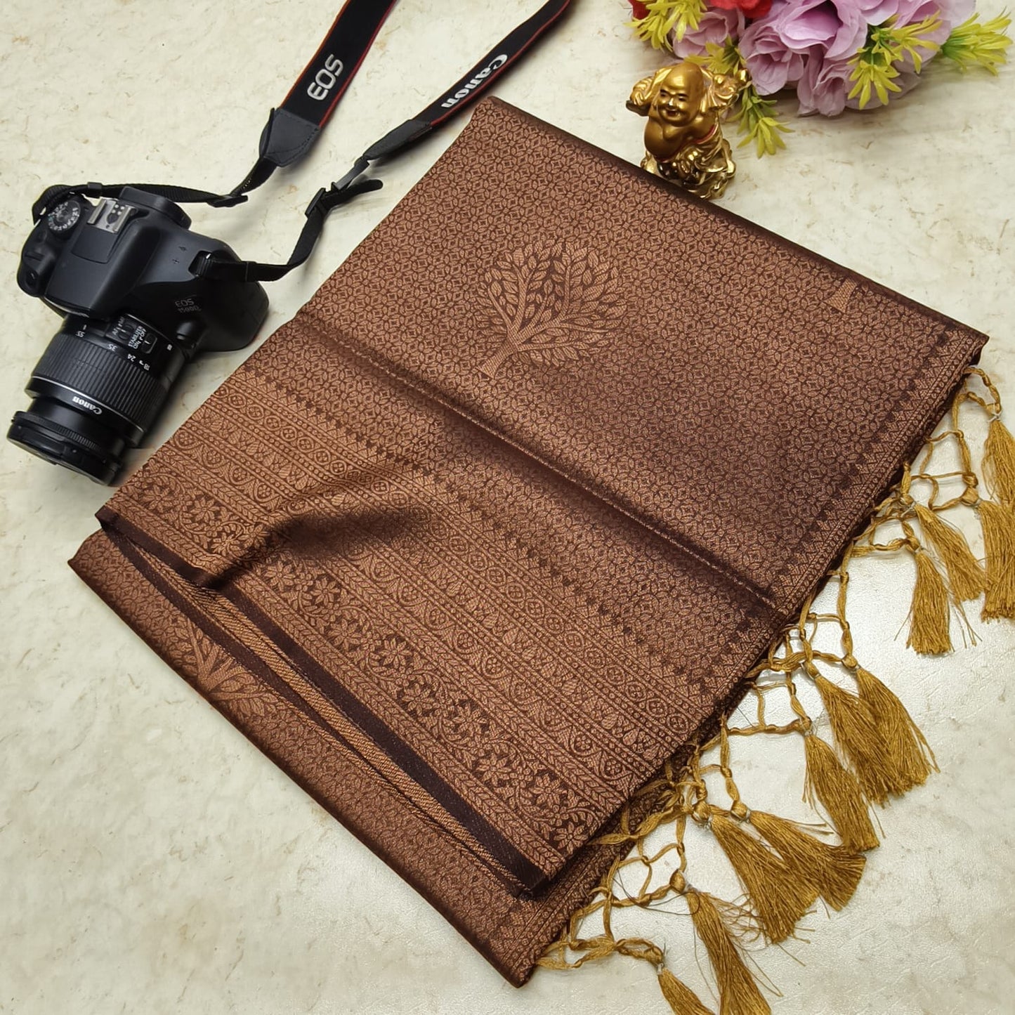 Product Image - Premium Copper Softy Silk Saree