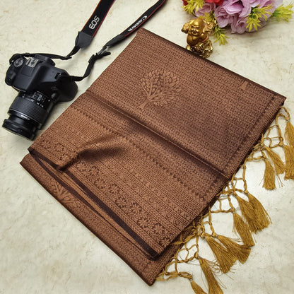 Product Image - Premium Copper Softy Silk Saree