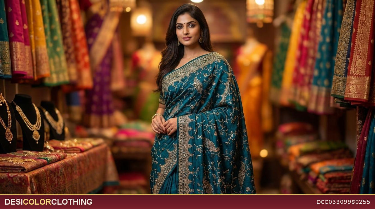 Product Image - Designer saree for Wedding and party wear - 4