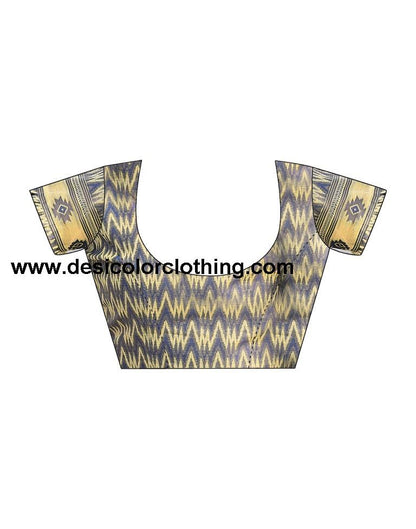 Yellow Silk Plain Sarees
