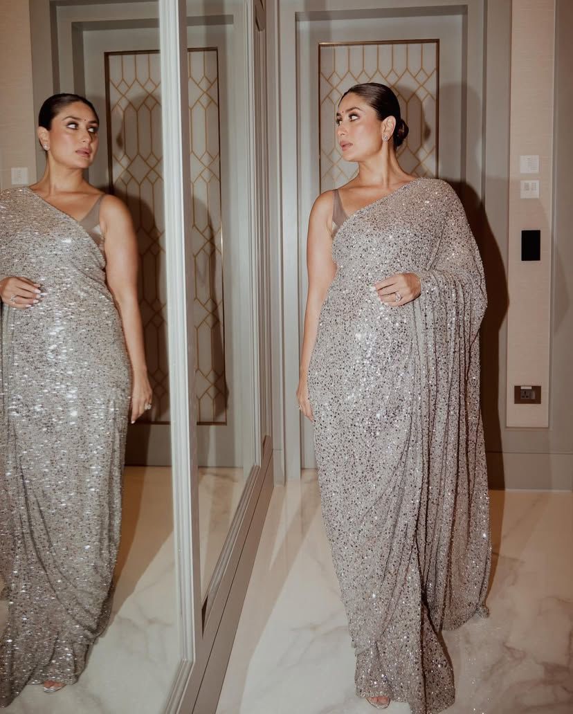 Product Image - New Launch Bollywood KAREENA KAPOOR KHAN Designer Saree | Georgette Ethnic Wear