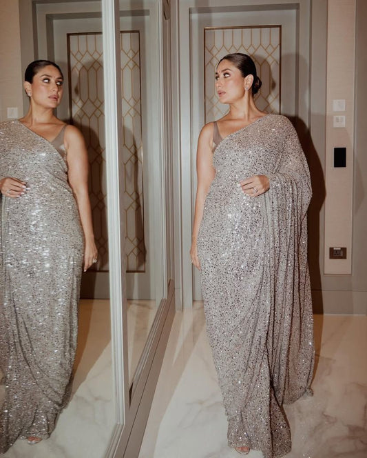 Product Image - New Launch Bollywood KAREENA KAPOOR KHAN Designer Saree | Georgette Ethnic Wear