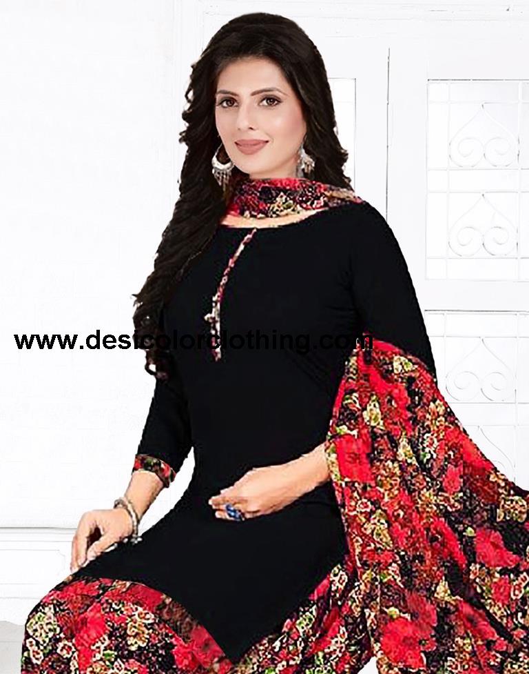 Printed Unstitched Salwar Suit Material