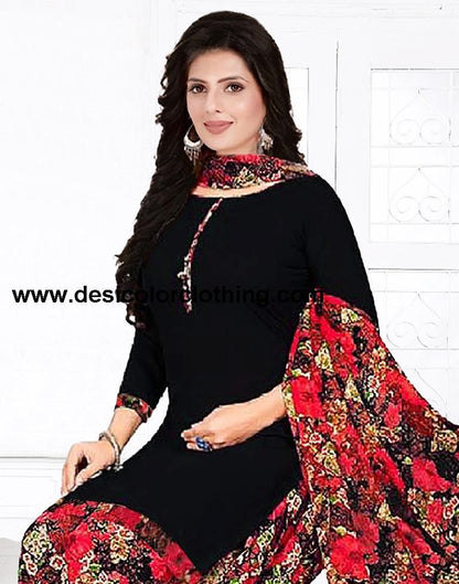 Printed Unstitched Salwar Suit Material
