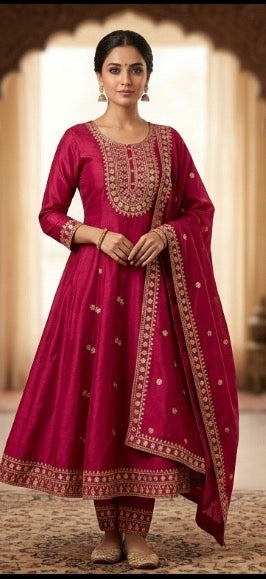 Product Image - Elegant Designer Anarkali Suits for Wedding and Party Wear - 1