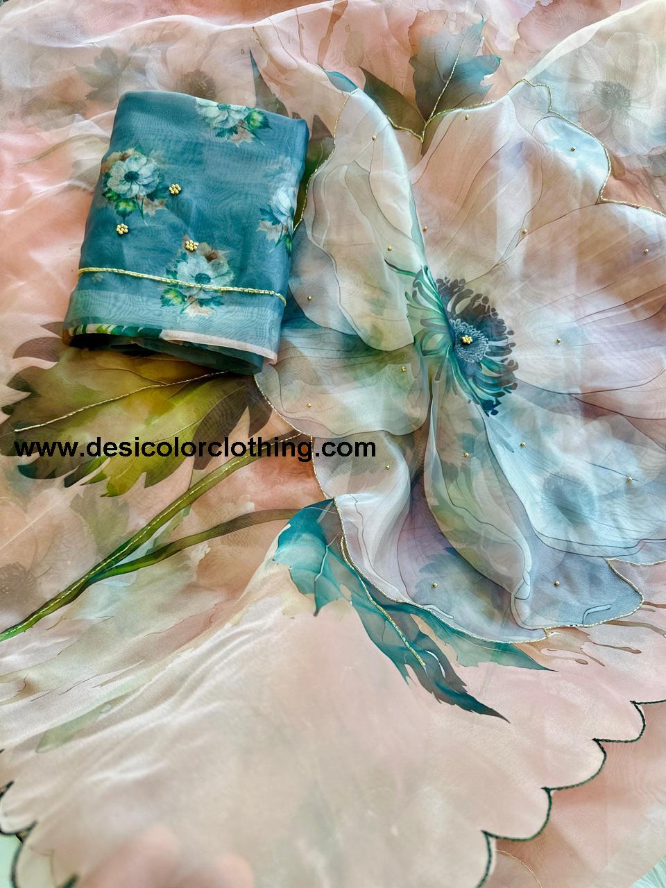 Elegant Fancy Organza Sarees – Perfect Blend of Luxury & Style