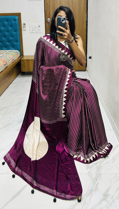 Product Image - Designer Georgette Saree for Weddings and Festive Occasions