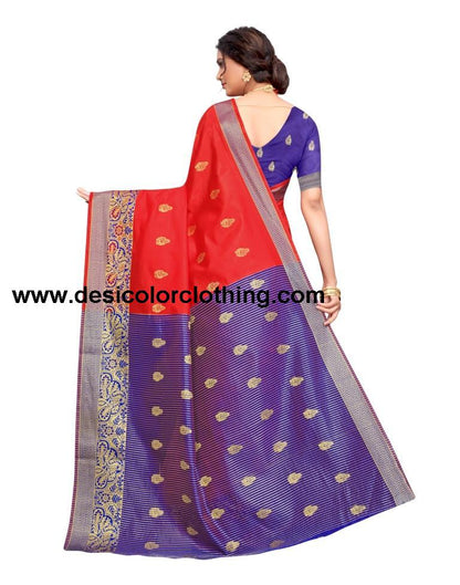 Red Banarasi Silk Saree