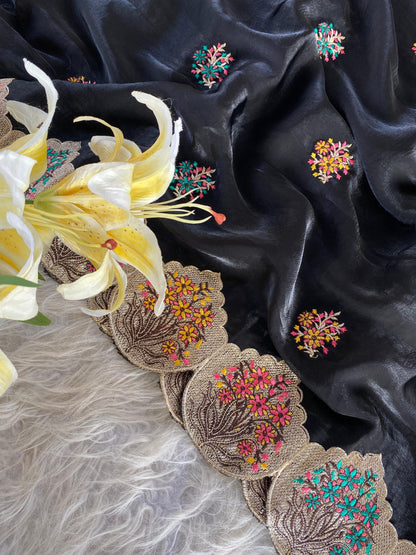 Product Image - Designer Space Silk Saree - Festive & Wedding Collection