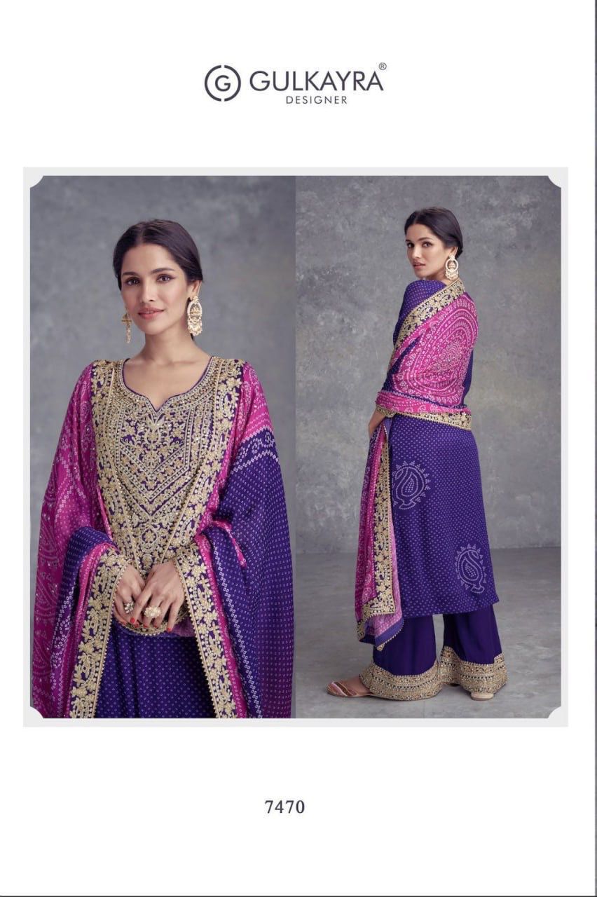 Product Image - Takshvi Color Edition by Gulkayra - Designer Georgette Saree