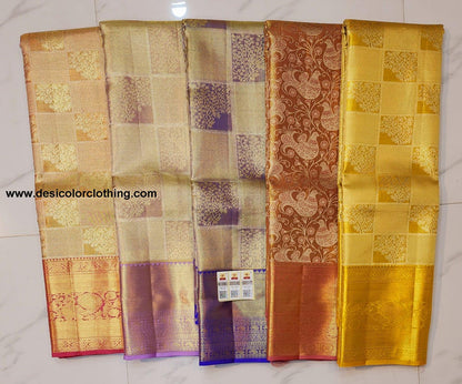 kanchipuram pure pattu handloom silk saree*