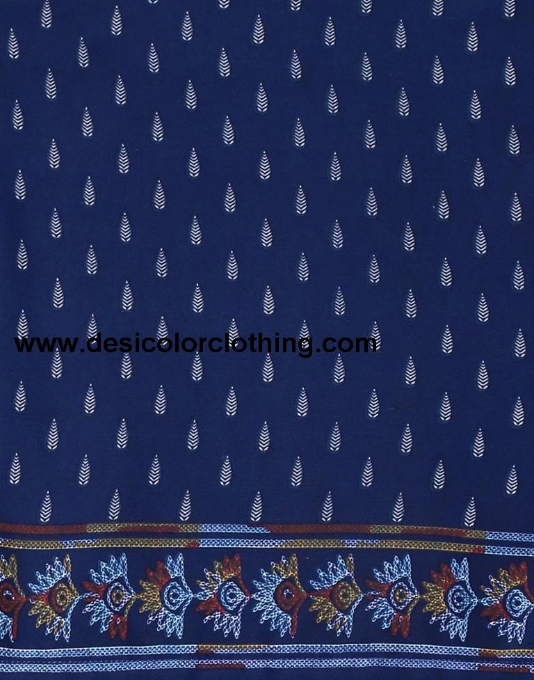 Printed Unstitched Salwar Suit Material