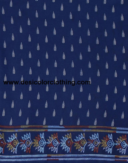 Printed Unstitched Salwar Suit Material