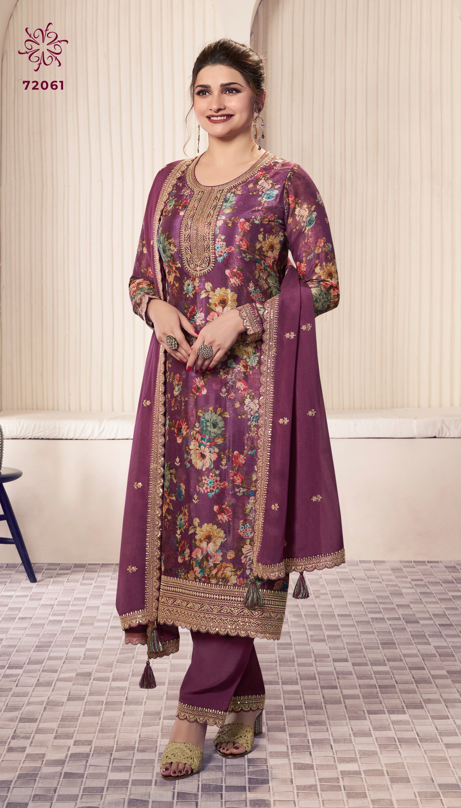 Product Image - Elegant Designer Dress for Festive Occasions - Kuleesh Pahal-3