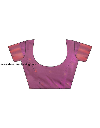 Pink Banarasi Silk Woven Saree
