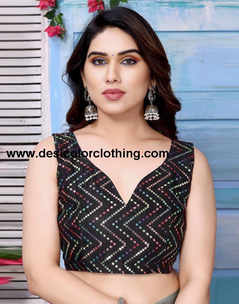 Purple Georgette Plain Saree