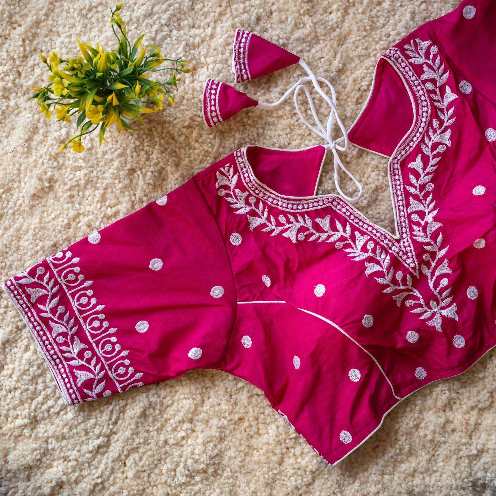 Product Image - Elegant Designer Georgette Saree with Thread Work - Festive Wear