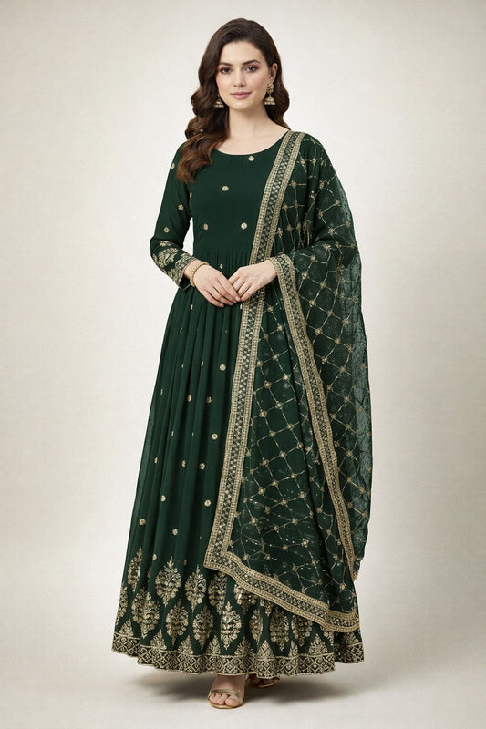Product Image - Shop stunning Designer Anarkali Suits for weddings in Canada. Exp - 1
