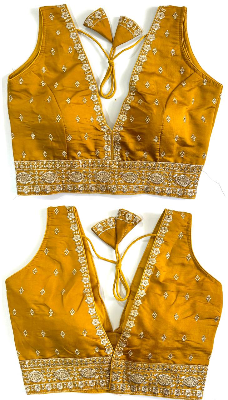 Product Image - Designer Blouse KUNJ - Ethnic Wear in Heavy Silk