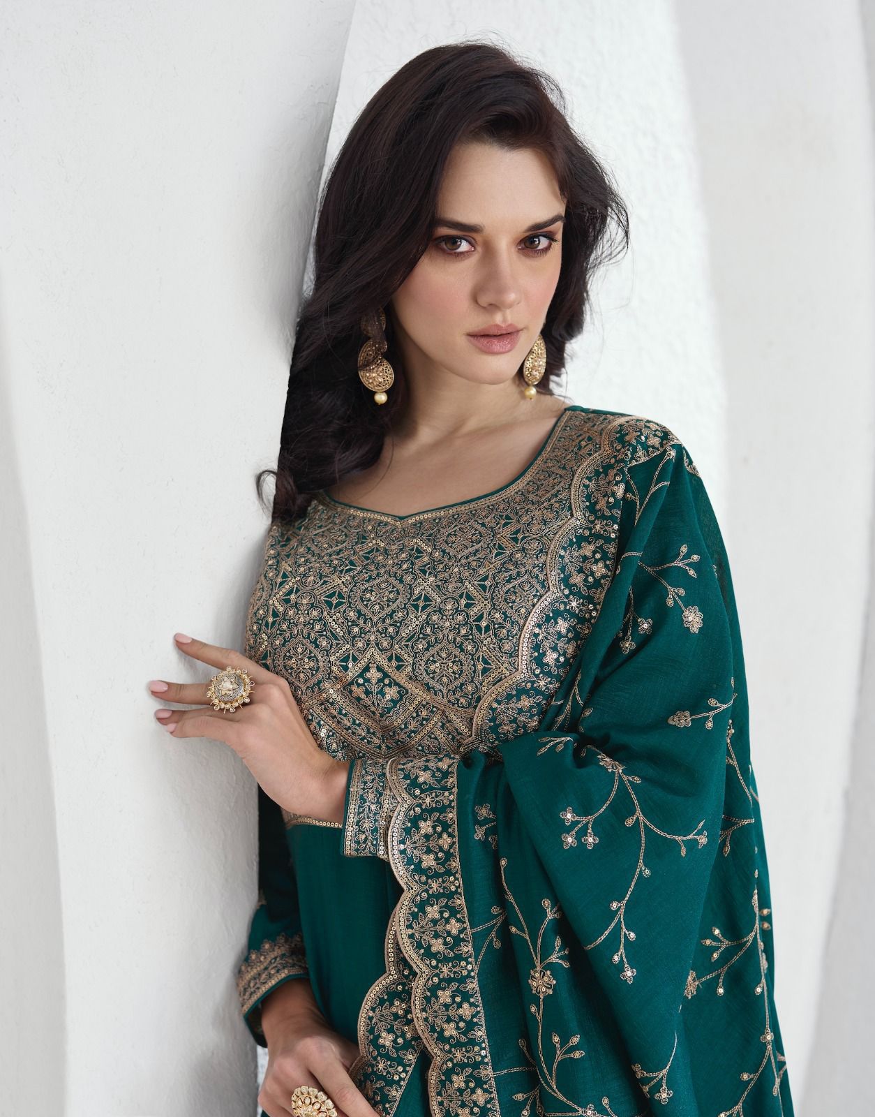 Product Image - Designer Georgette Saree Collection - Aashirwad Creation Saroj