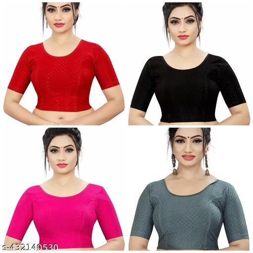 Product Image - Elevate Your Style with Our Stretchable Ready-Made Blouses - 1