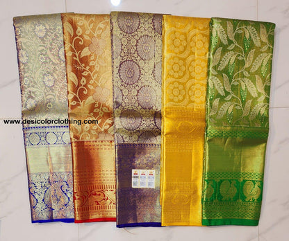 kanchipuram pure pattu handloom silk saree*