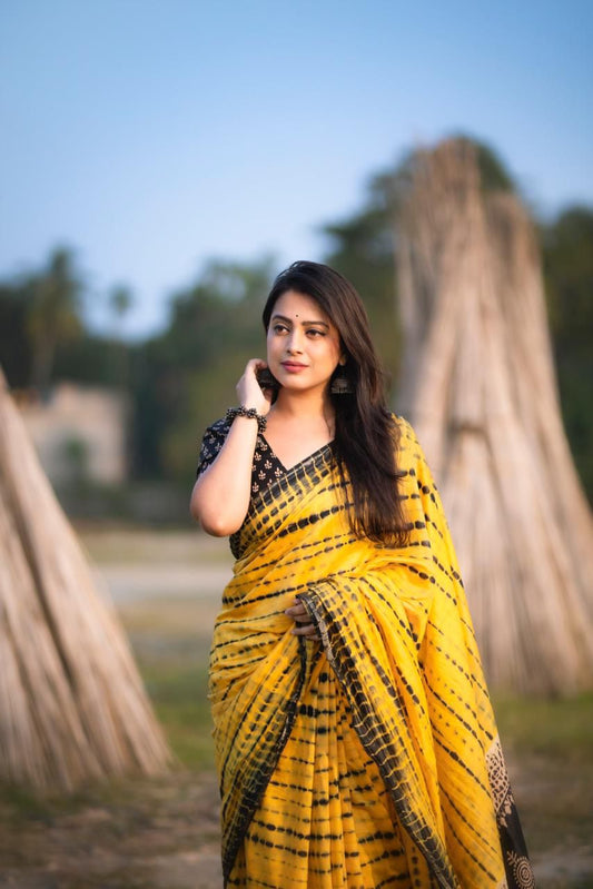 Product Image - Premium Pure Chanderi Shibori Saree - New Arrivals