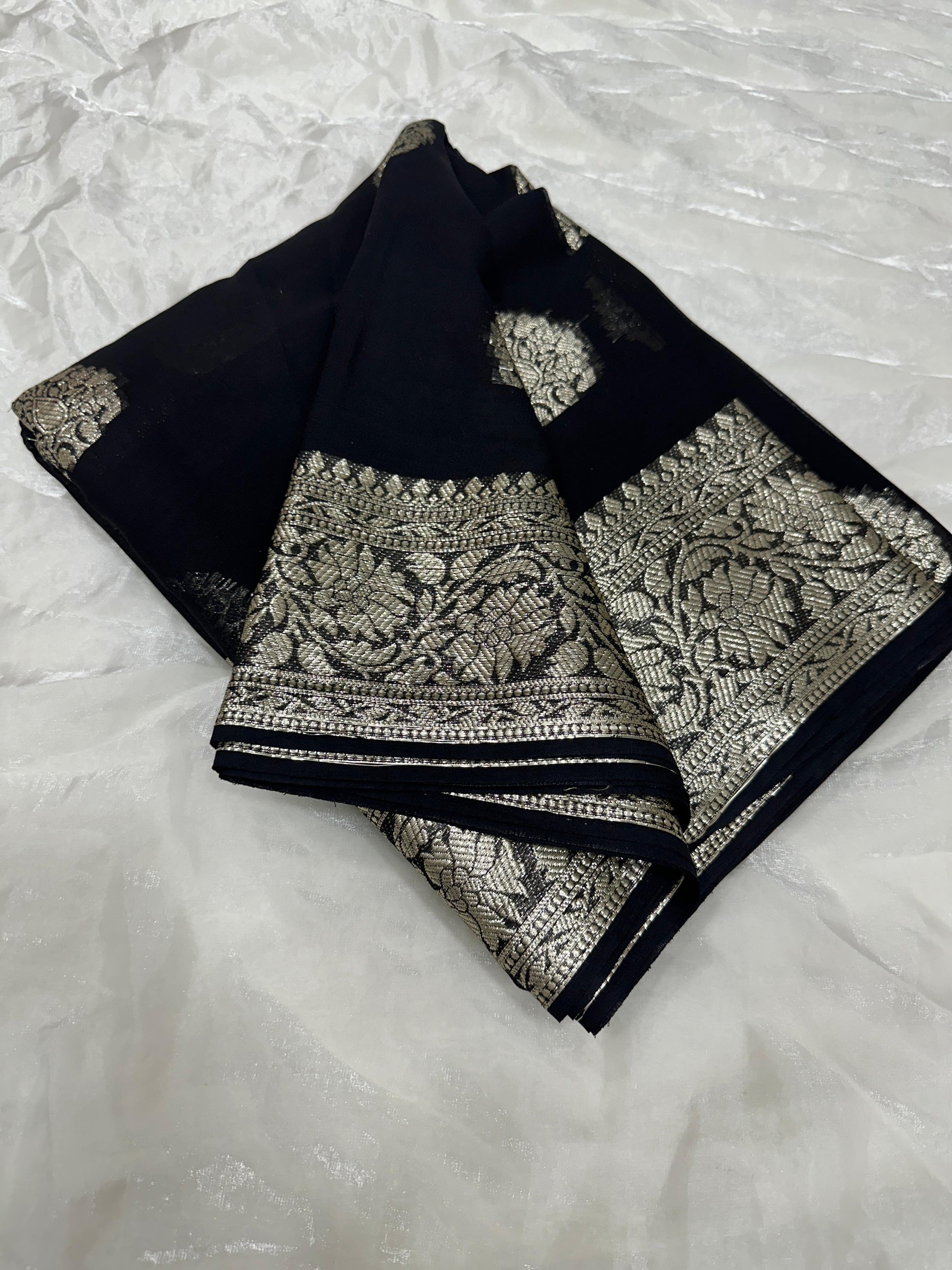 Product Image - Designer Viscose Georgette Saree