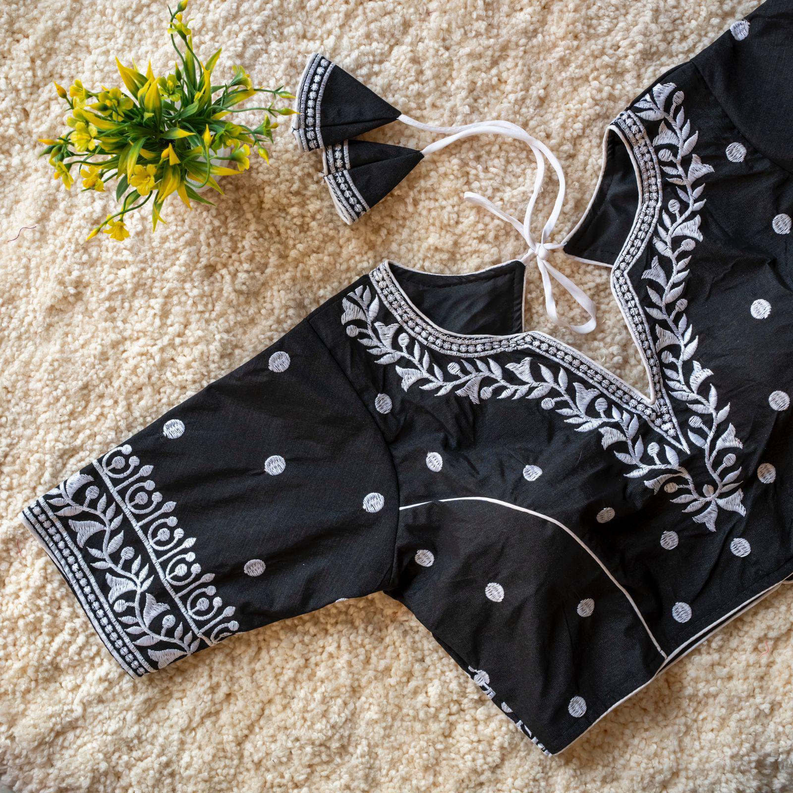 Product Image - Elegant Designer Georgette Saree with Thread Work - Festive Wear