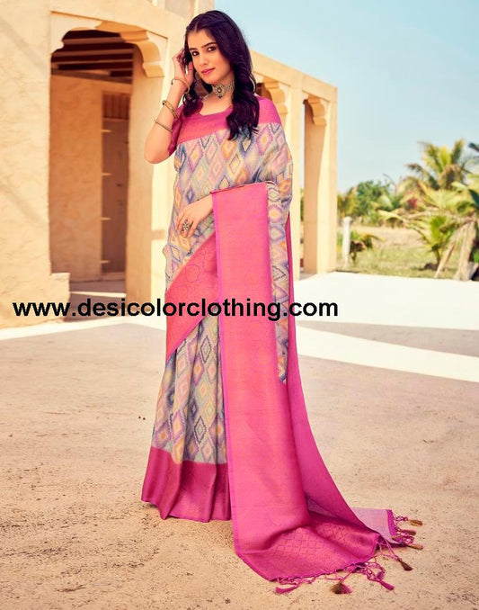 PinkWeaving Silk Printed Ready To Wear
