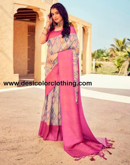 PinkWeaving Silk Printed Ready To Wear