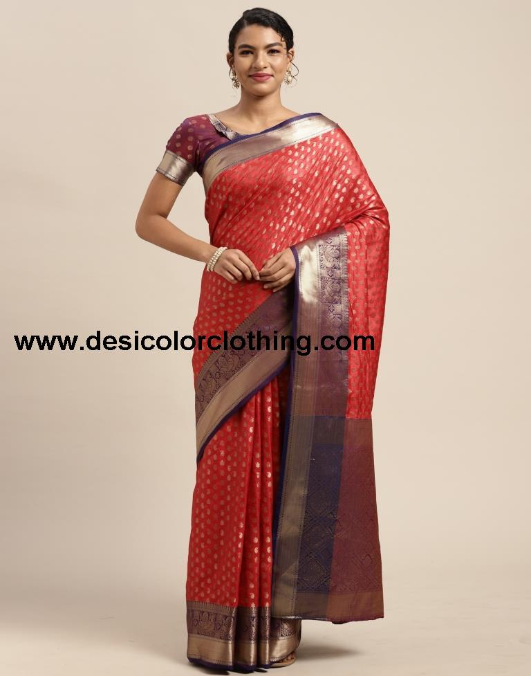 Red Silk Saree