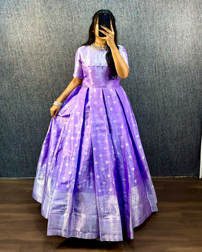 Product Image - Exclusive Designer Georgette Gown - Perfect for Festive and Wedding Wear