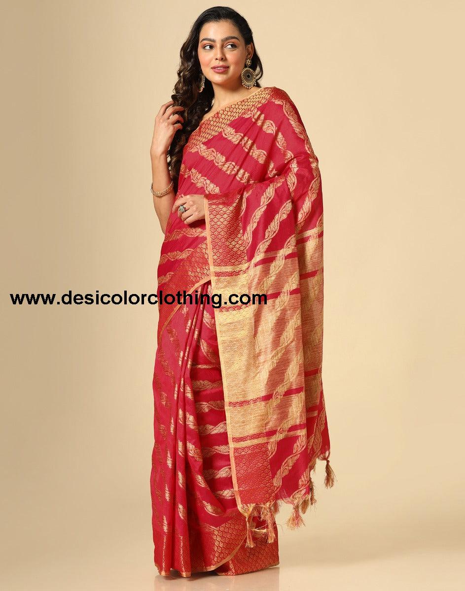 Red Silk Saree