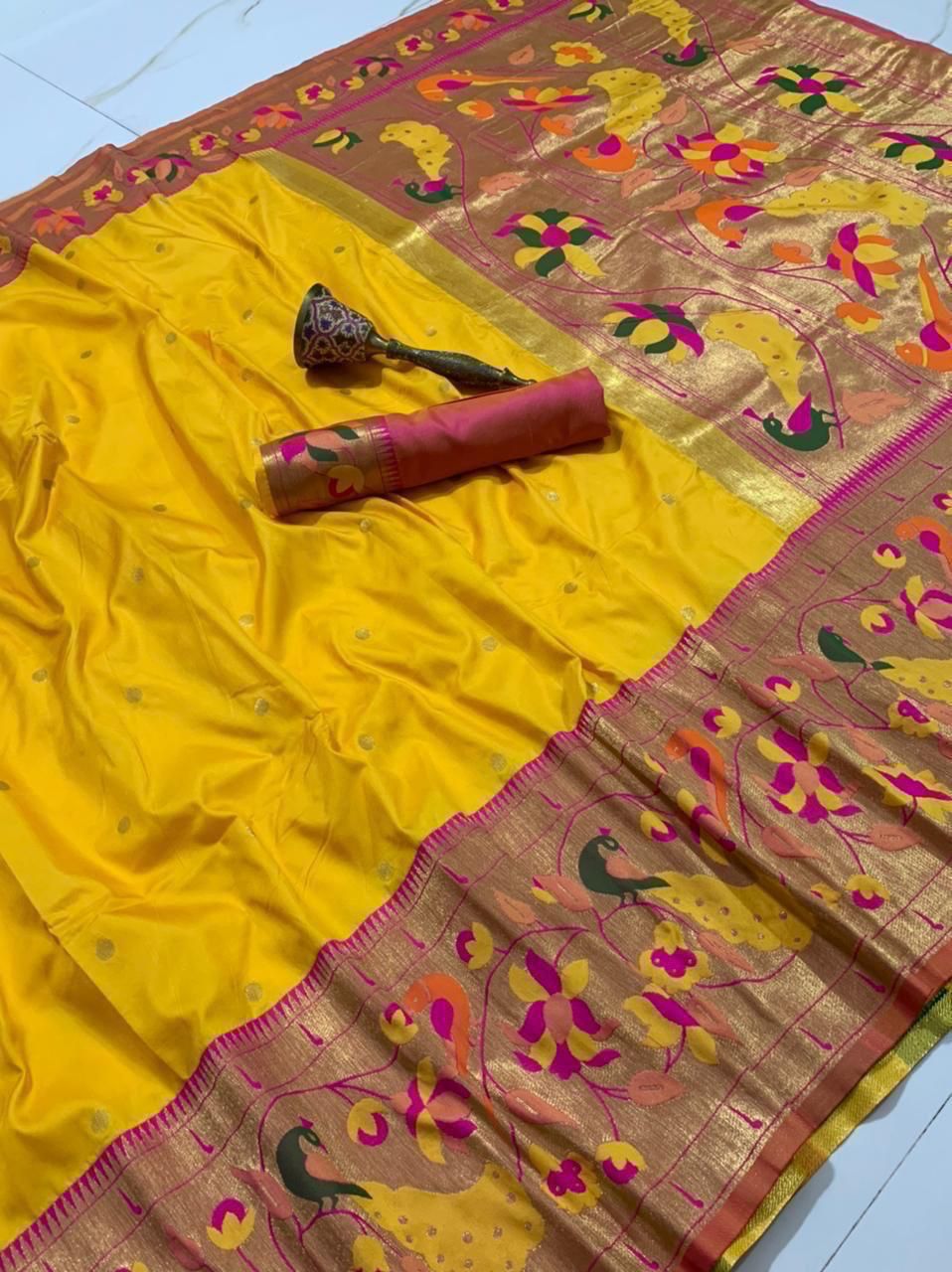 Product Image - Exquisite Pure Silk Kanchivram Saree