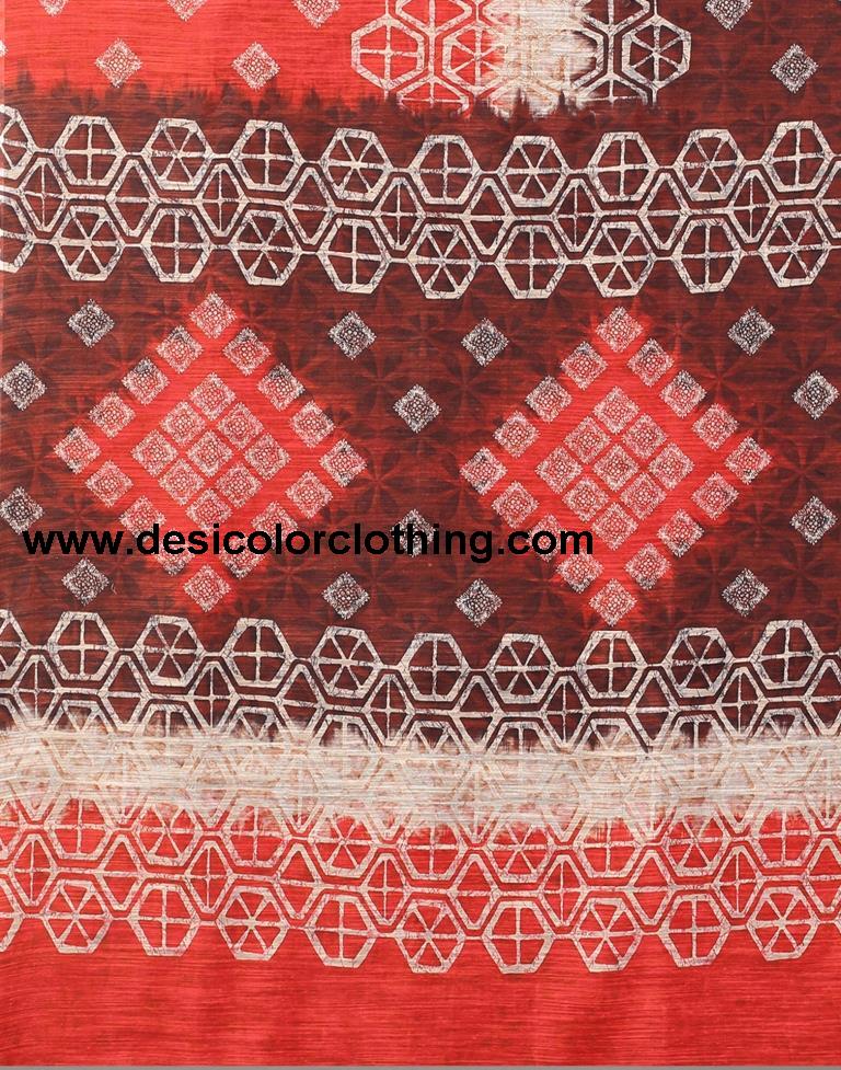 Brown Cotton Saree